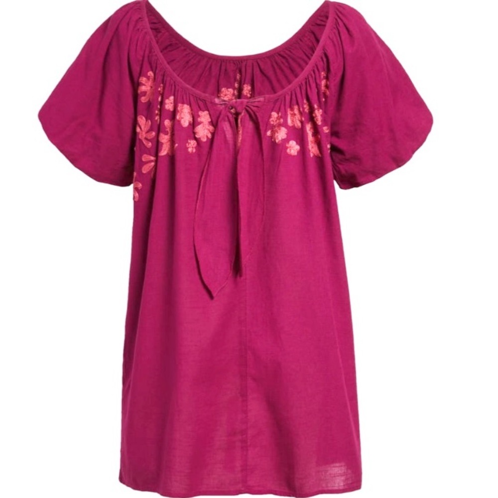 NWT Free People Fiona Dress in Bright Plum. XS - Picture 8 of 8